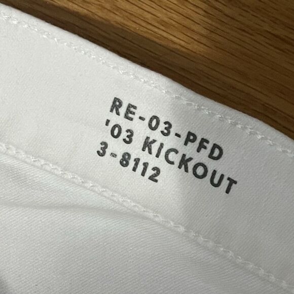 J.CREW Petite Mid-rise Kickout Jean Size 27P White NEW CH694 Casual Coastal - Picture 9 of 16